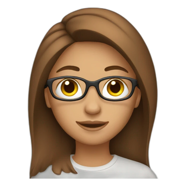 brown hair shown behind a laptop sticker