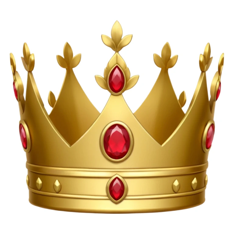 Gold laurel crown with crimson core. sticker