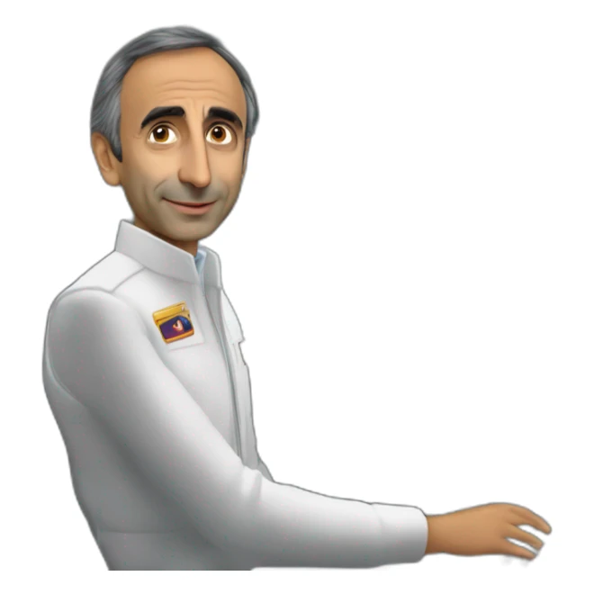 Eric Zemmour en pilote d'avion sticker
