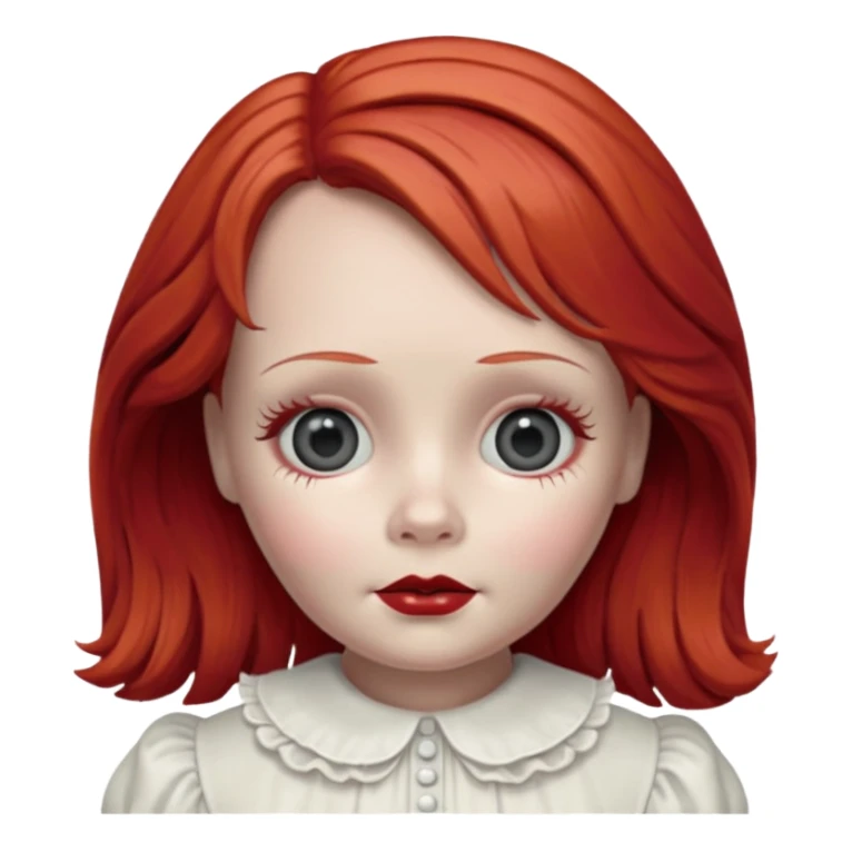 Annabelle doll (red hair) from The Conjuring movie sticker