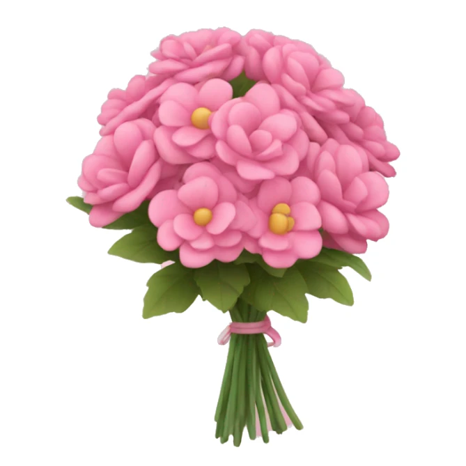 pink bouquet sticker