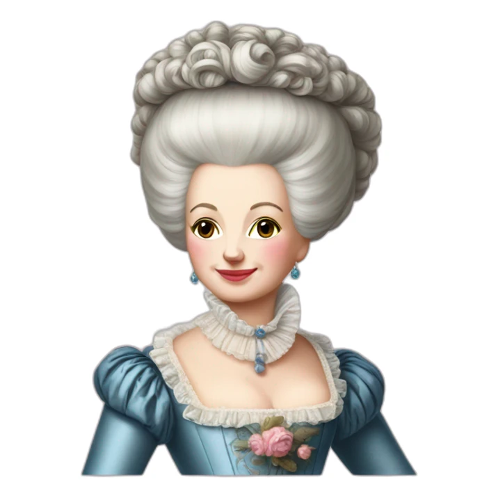marie antoinette with Louis XVI sticker