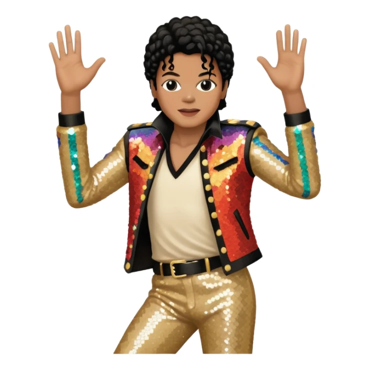 michel jacson dançando sticker