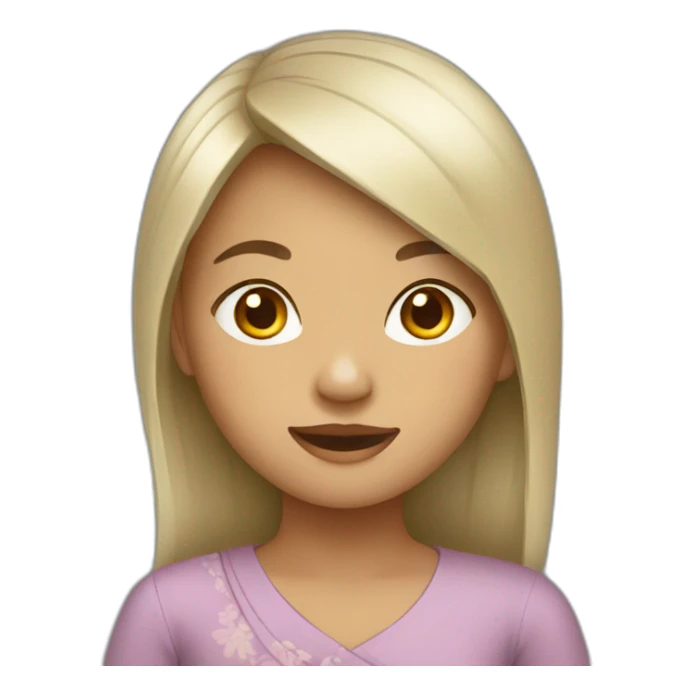 Burmese girl sticker