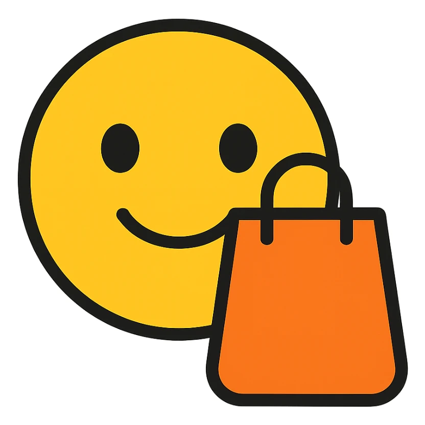 shopping emoji sticker