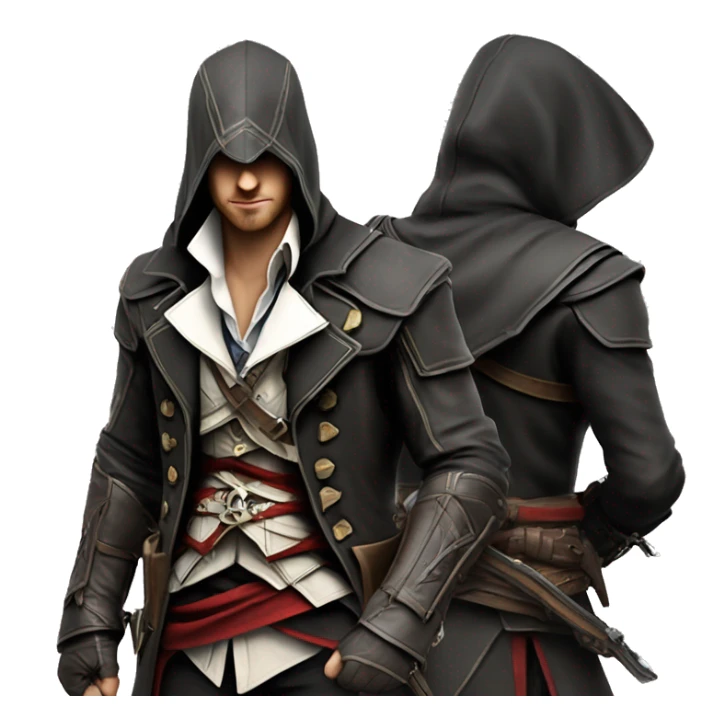 Assassin's Creed ,jacob frye happy hoood on sticker