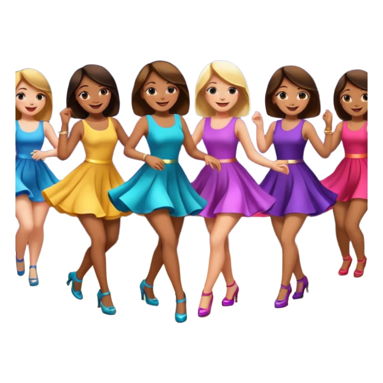 danse boite de nuit filles normales sticker