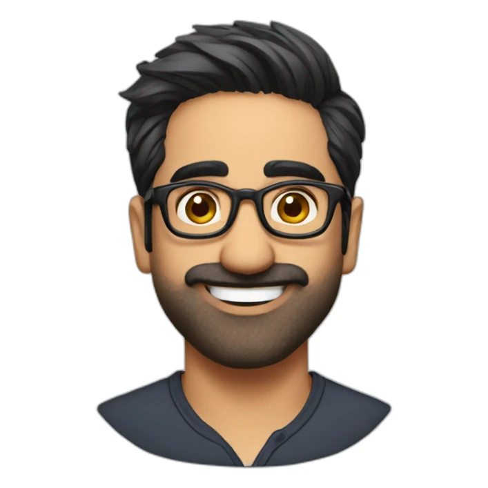 ayushman khurrana with glasses sticker
