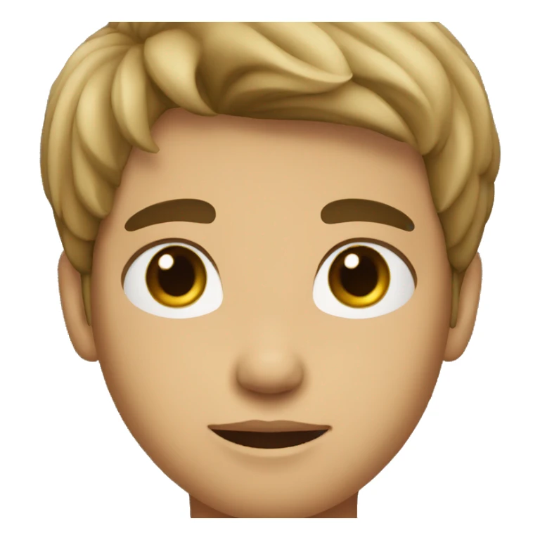 straight black haired boy with tan skin sticker