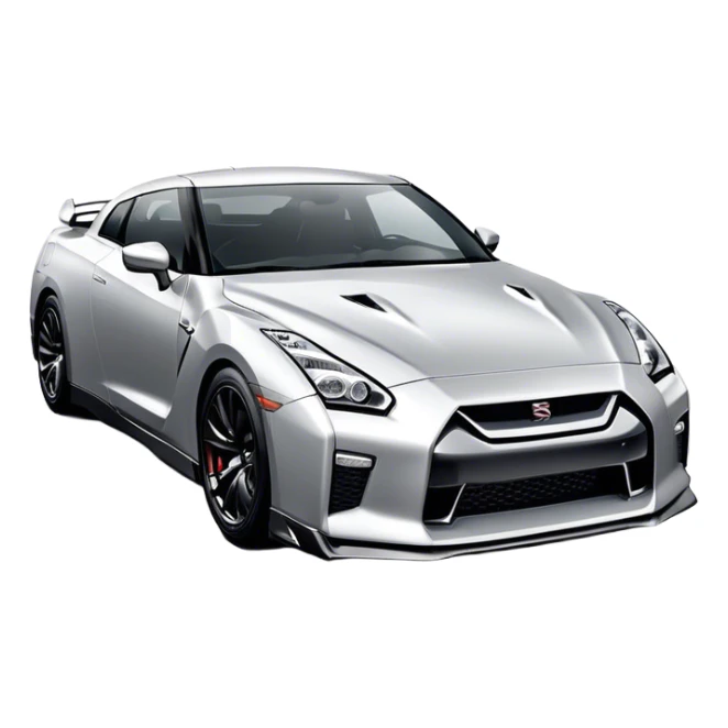 Nissan GT-R - Nissan (Model Year: 2022) (Iconic colour: Silver) sticker