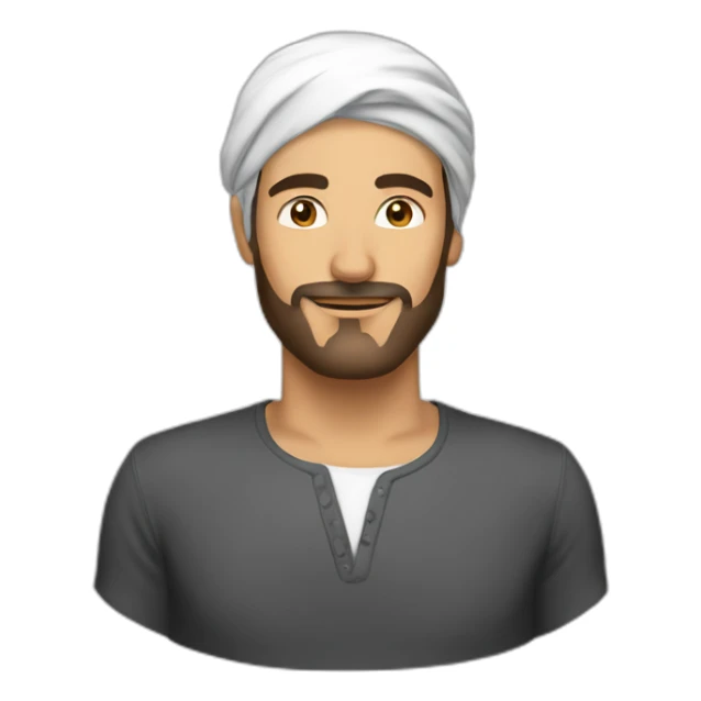 Un homme musulman qui se parfume sticker