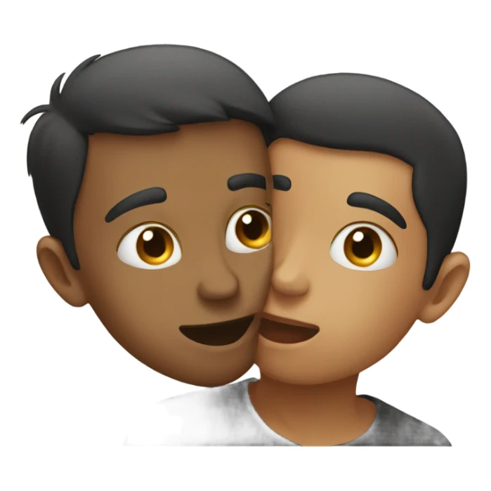 Me and my boyfriend kissing ￼ sticker