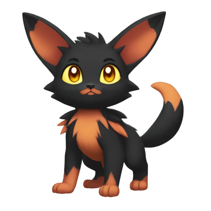 Umbreon-Litten-Torracat-Rocruff-fusion-hybrid full body sticker