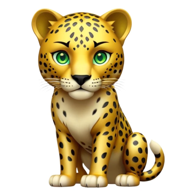 cinematic-jaguar-realistic-full-body-stalking-emoji,-sleek-powerful-frame-poised-for-action,-golden-fur-adorned-with-bold-black-rosettes,-head-tilted-dramatically,-piercing-green-eyes-locked-onto-its-prey,-simplified-yet-realistic-focused-features,-highly-detailed,-glowing-with-an-almost-sarcastic-glow sticker