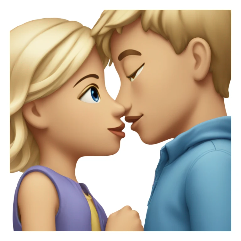 home alone boy blue eyes kiss girl sticker