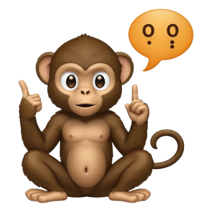 black monkey holding up a middlefinger with a speech bubble saying "apex" sticker