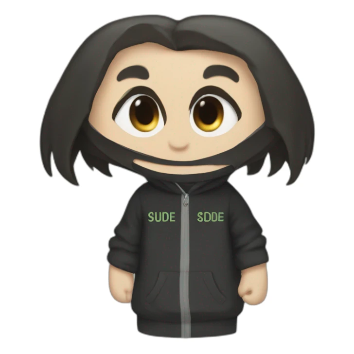 Severus Snape wears a sweatshirt that says "Sude" sticker