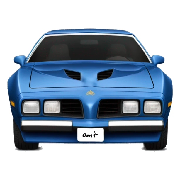 1979 Firebird Esprit in Nocturne Blue sticker