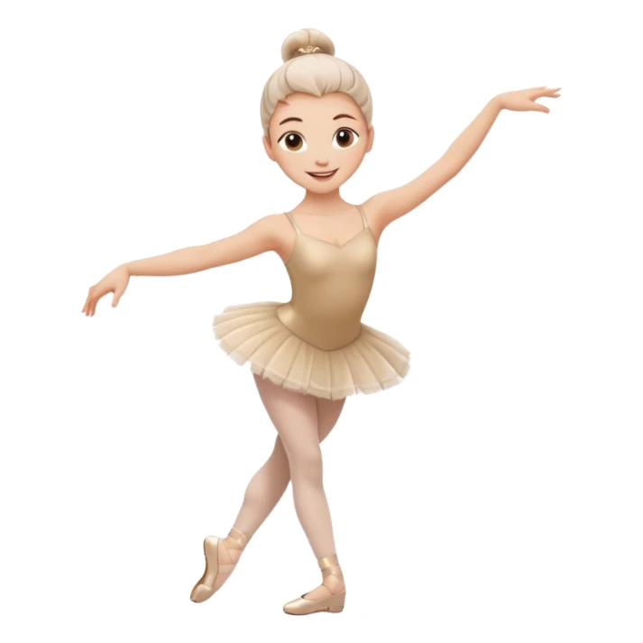 Crea un emoji de ballerina capuchina sticker