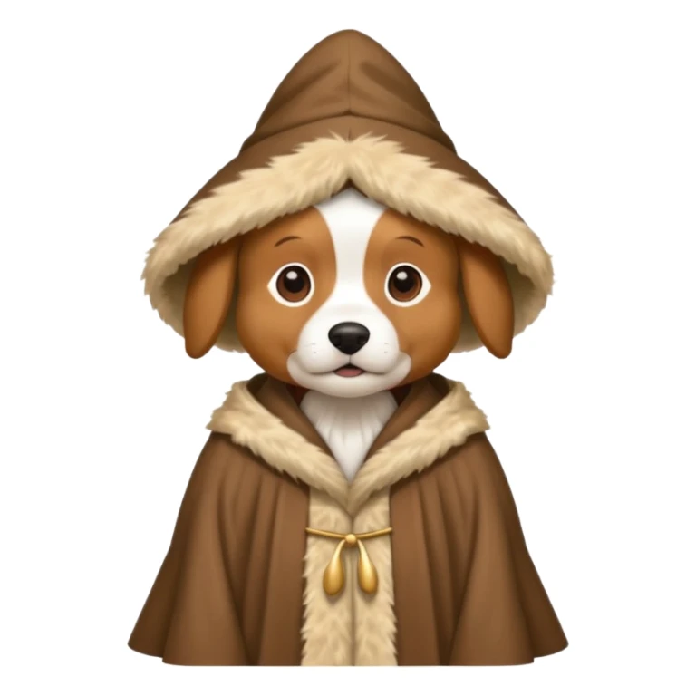 Dog wizard sticker