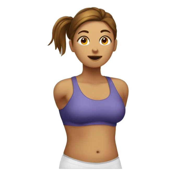 women weight gaining in gym sticker