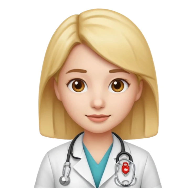 young female doctor emoji sticker
