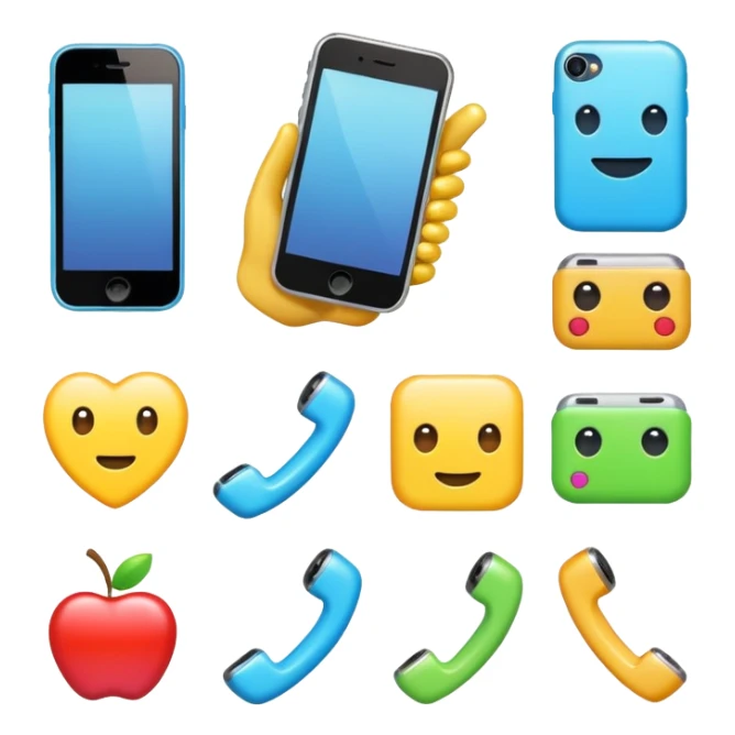 emoji for phone accessories page sticker