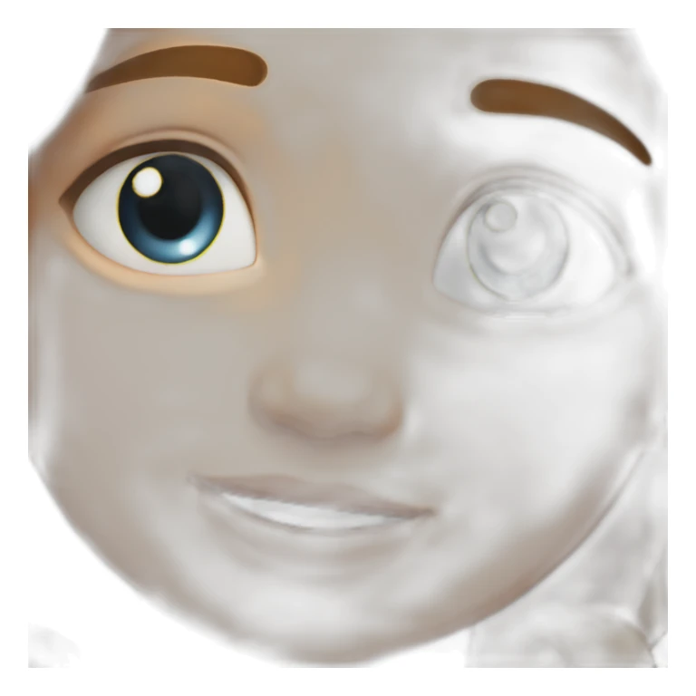 Baby girl smile  sticker