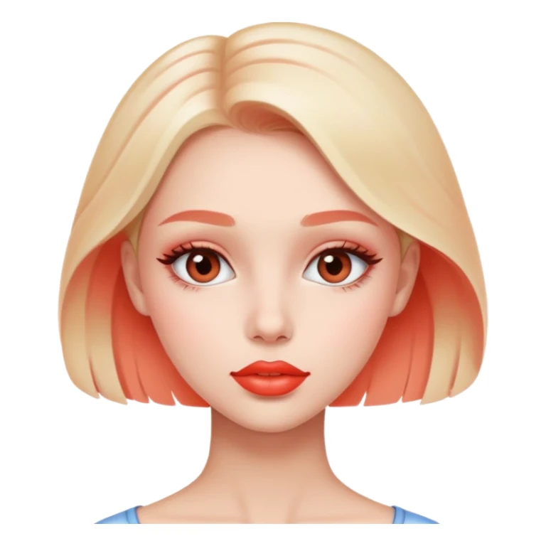 Coral clean girl aesthetic  sticker