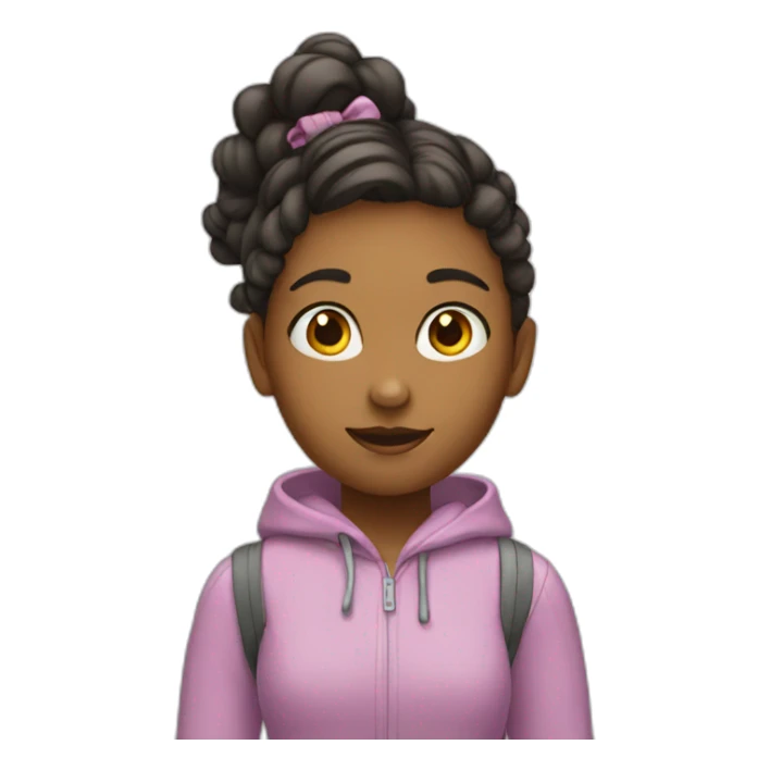 girl in the school sticker