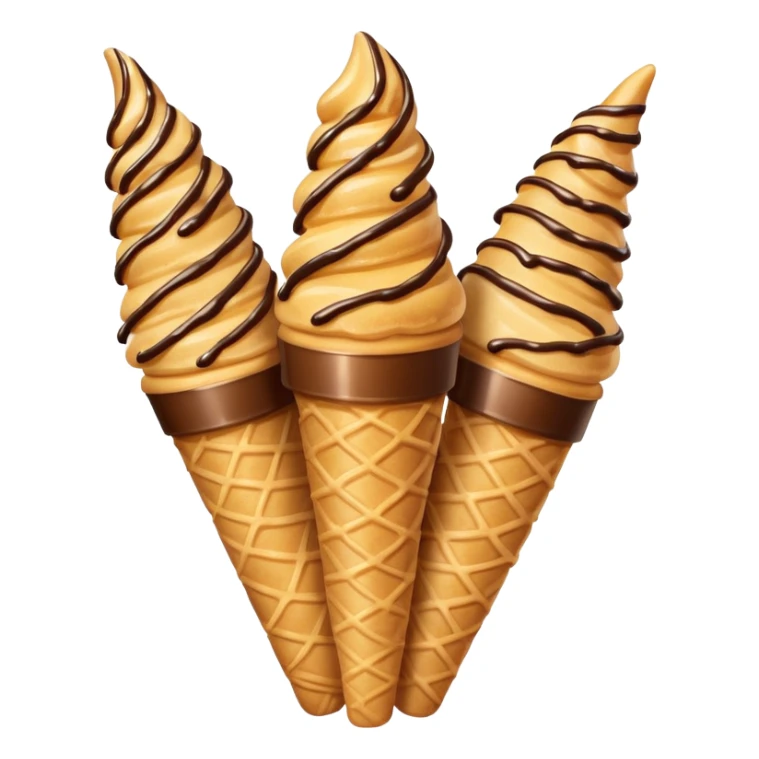 Add chocolate drizzle on top of the crispy golden churros, put then on a cone pakage sticker