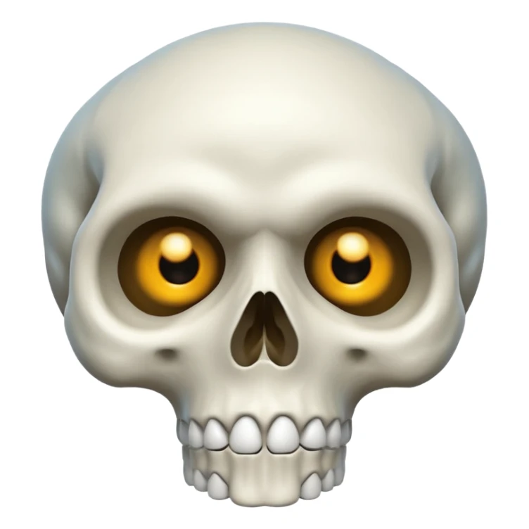 Skull emoji sticker