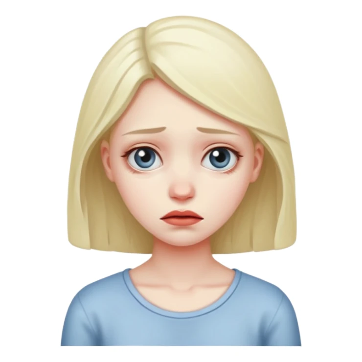 A girl in regret Regret   sticker