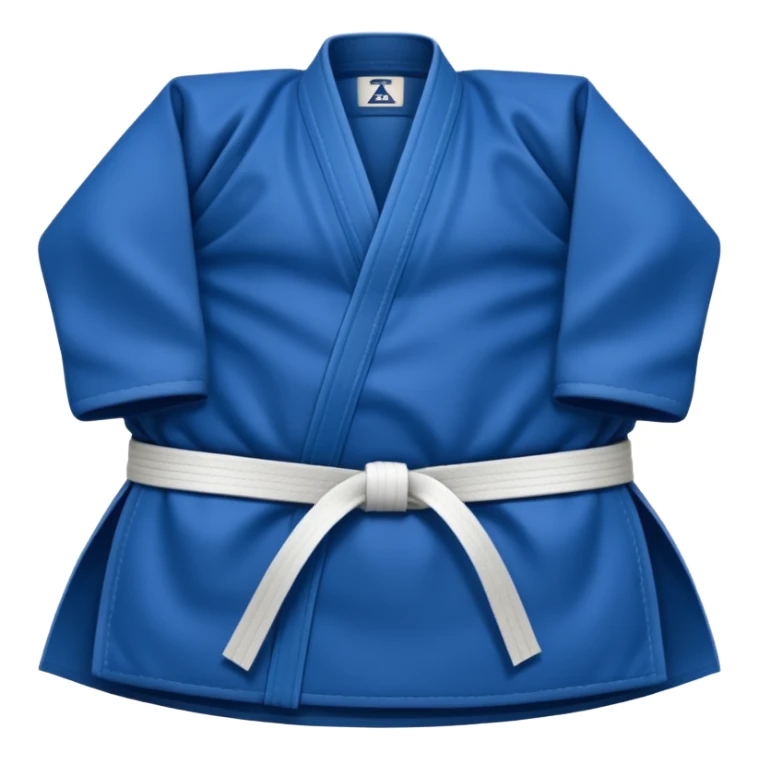Jiu jitsu blue belt on its own sticker