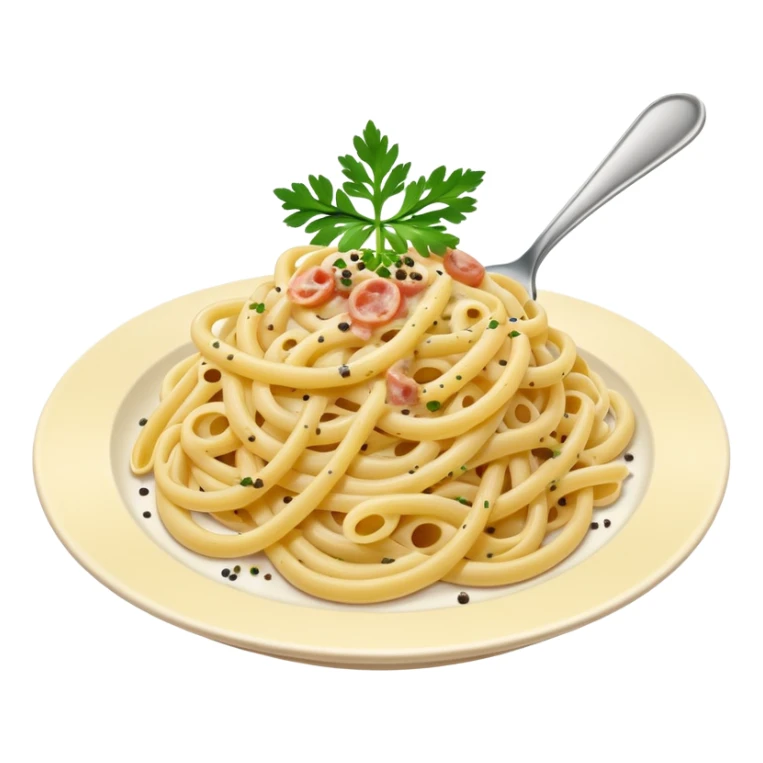 pasta carbonara food emoji sticker