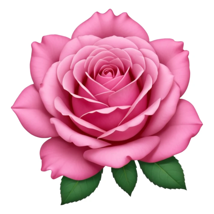 “A Polaroid-style photo of a pink rose  sticker