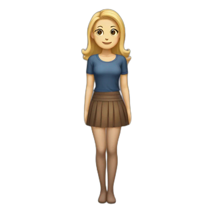 tights and skirt sticker