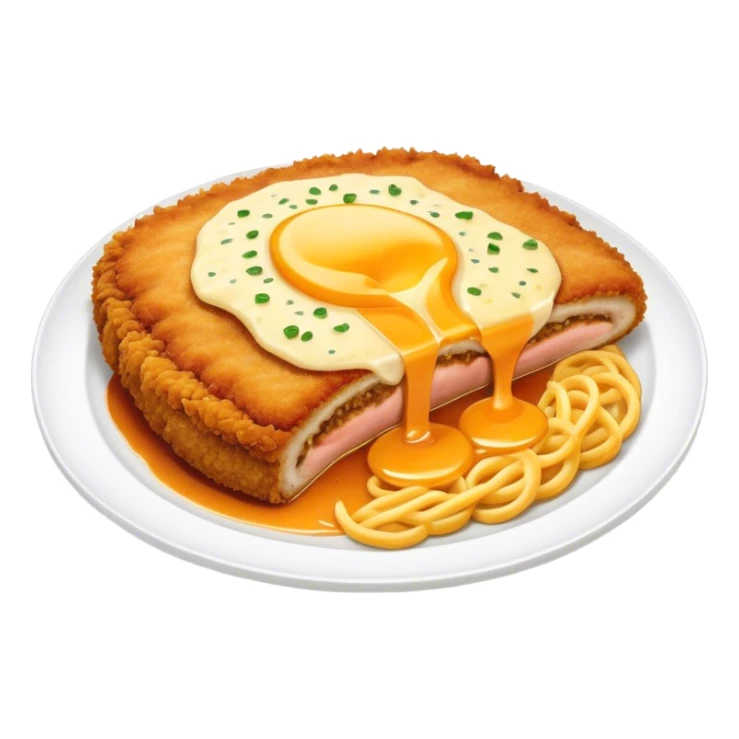 milanesa napolitana dish from argentina sticker