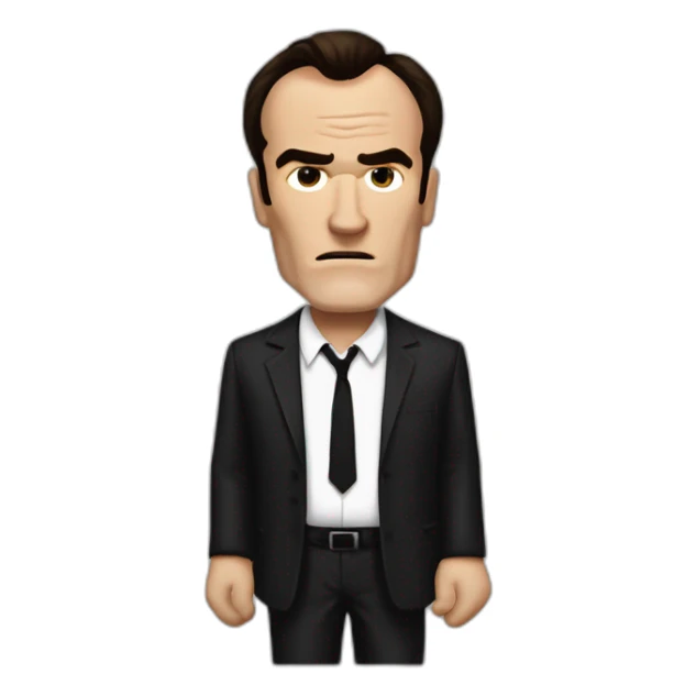 Quentin Tarantino in reservoir dogs sticker