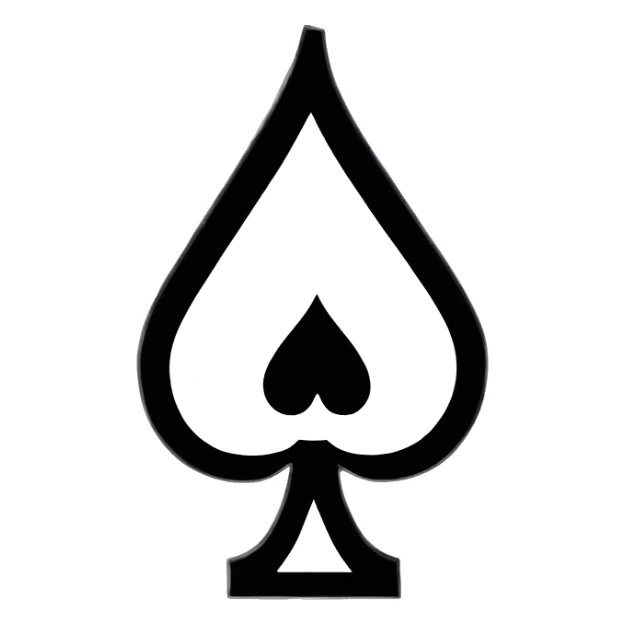 Ace of spade  sticker