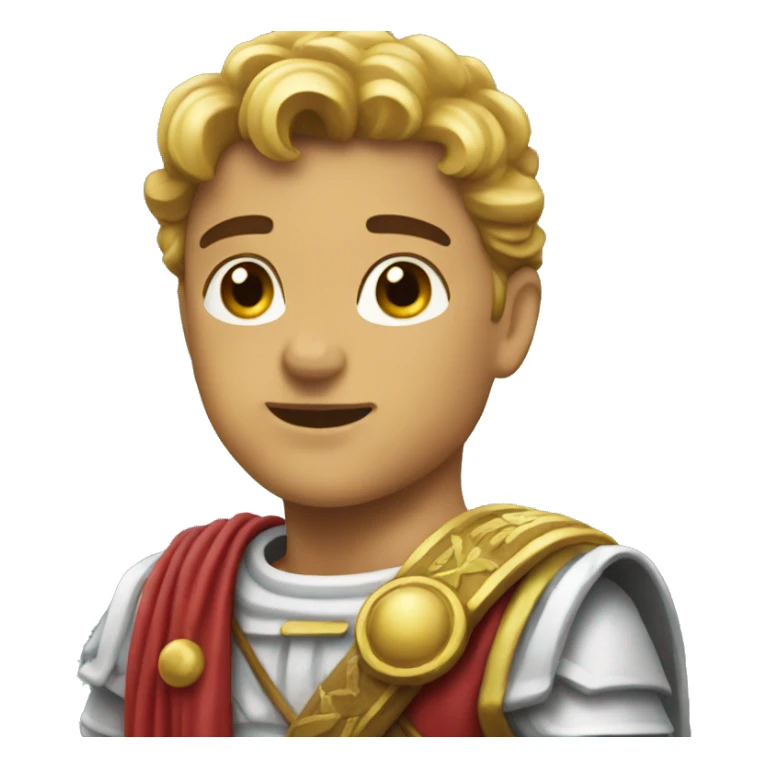 Emoji of roman giving a route sticker