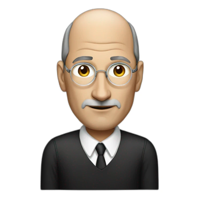 Steve Jobs in his prime sticker