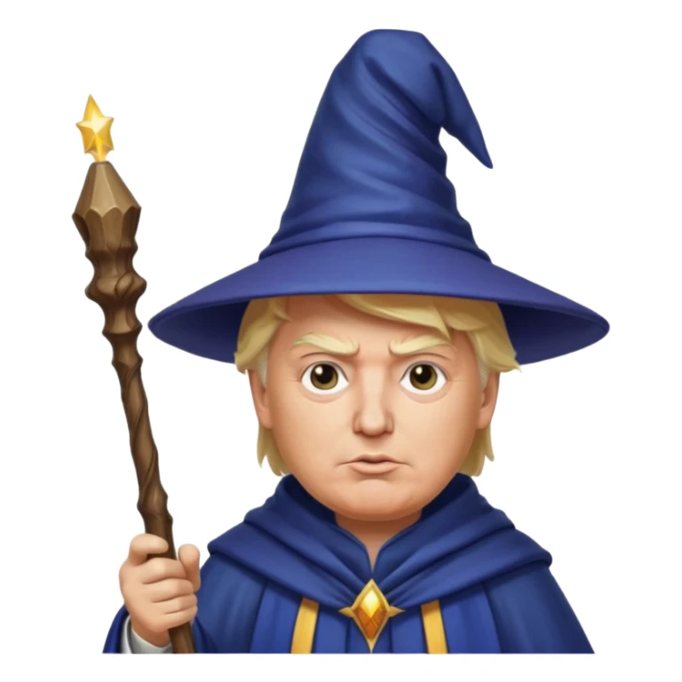 wizard donald trump sticker