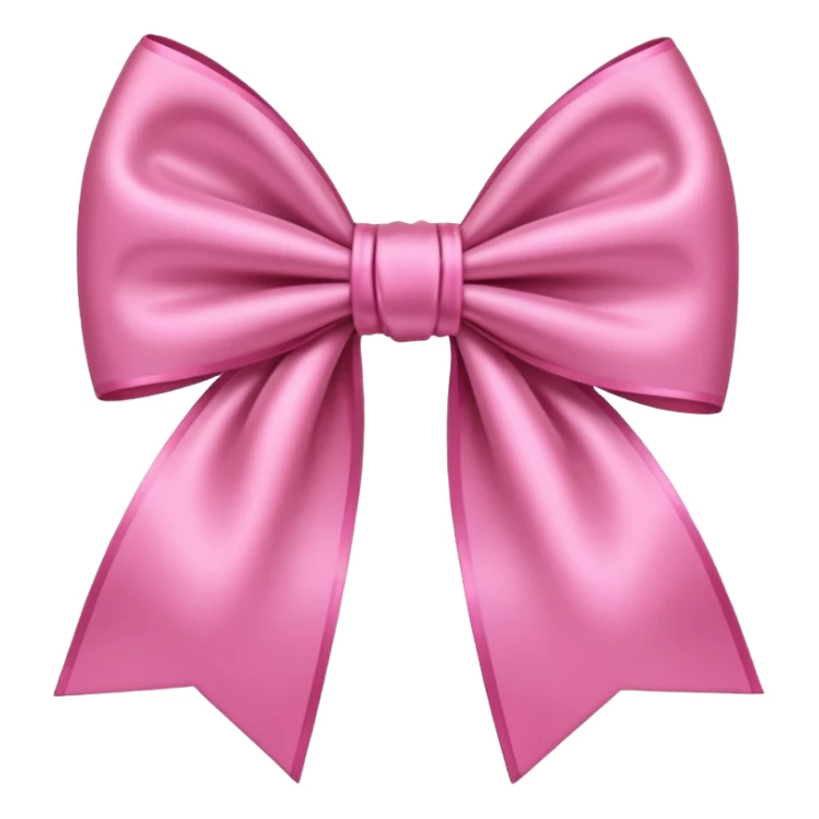 pink bow sticker