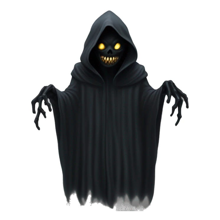 dementor: Dark, cloaked creatures that feed on human happiness, leaving victims in a state of despair and cold. sticker
