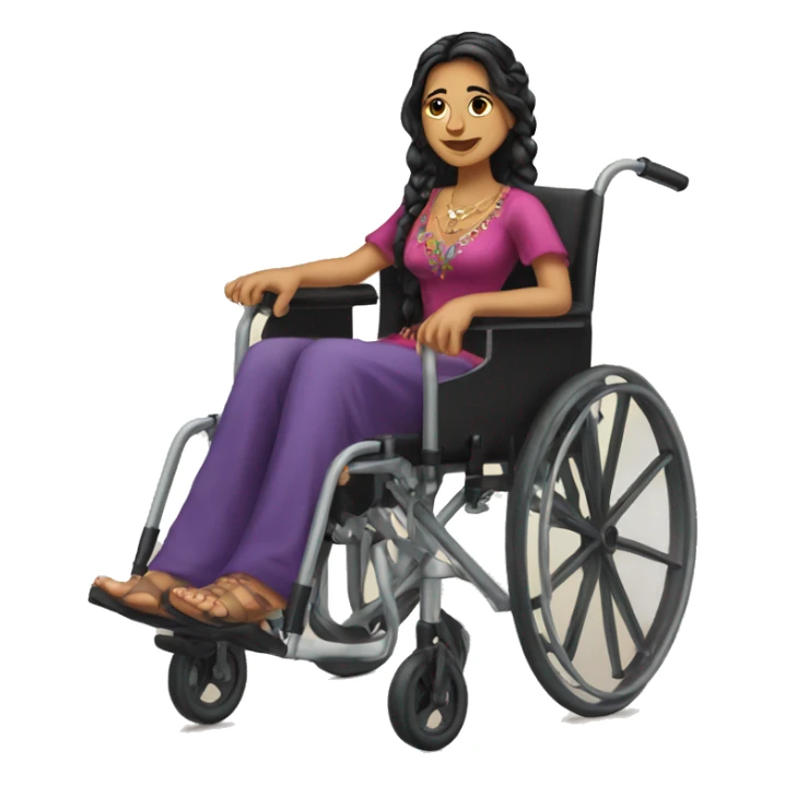 Gypsy rose in wheelchair sticker
