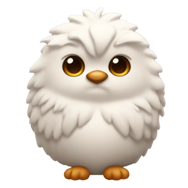 a chouquette with a heart sticker