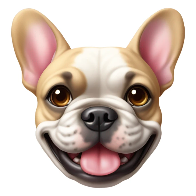 Happy Valentines Day French bulldog sticker
