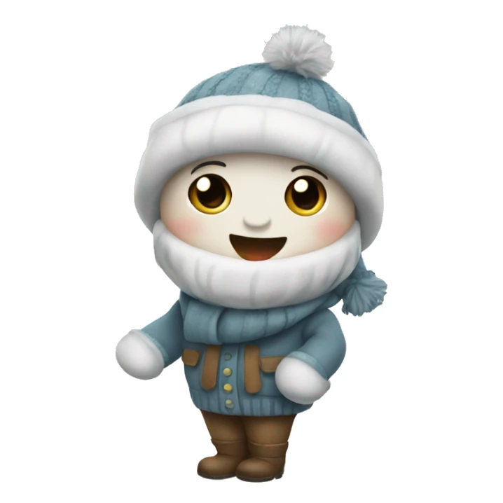 cute winter Christmas  sticker