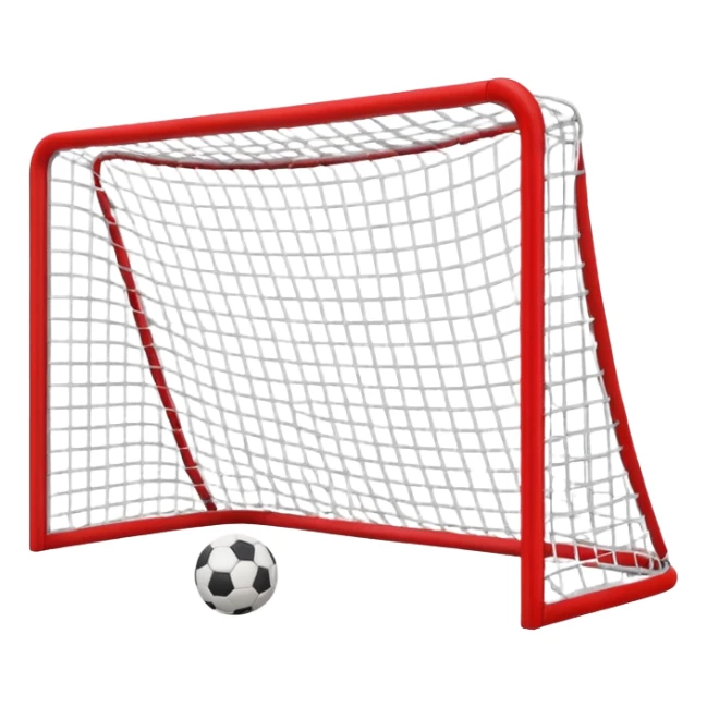 soccer goal hockey sticker